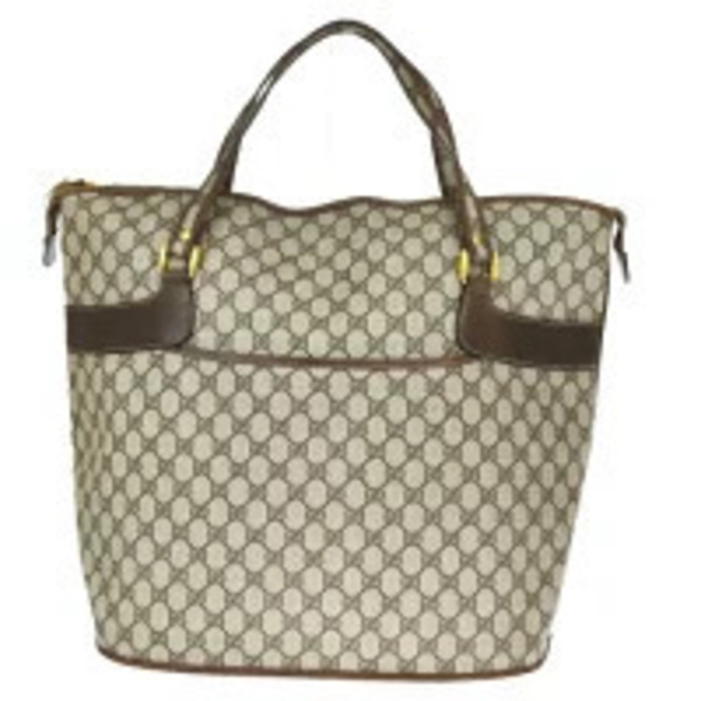Gucci Handbag GG Brown Leather